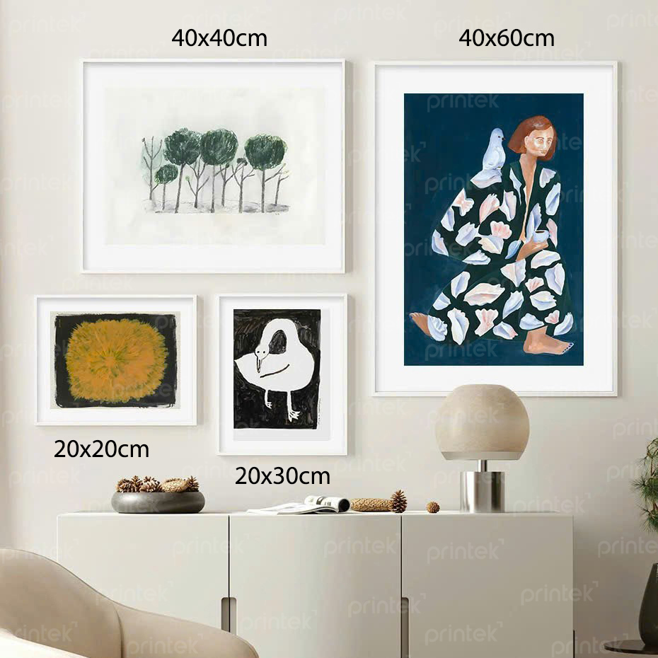 Tranh trừu tượng tối giản