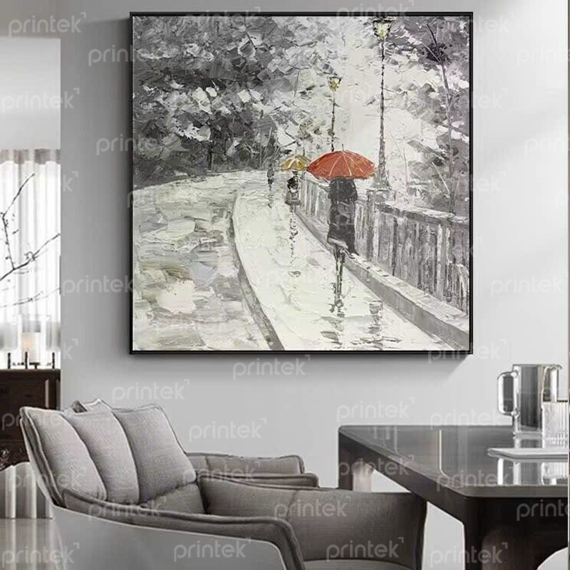 Tranh phong cảnh Châu Âu, tranh canvas  - CD6353
