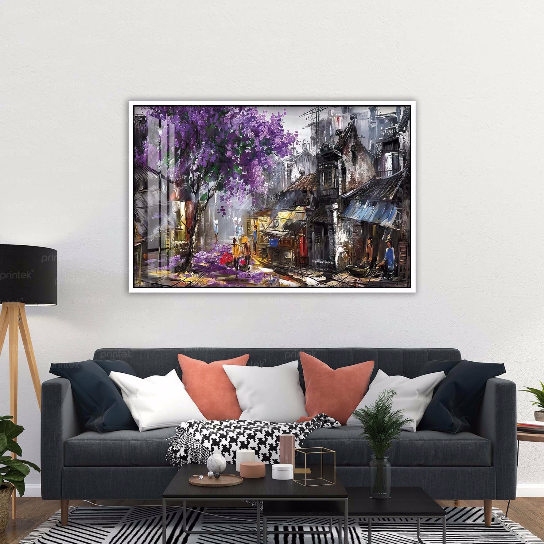 Tranh canvas phong cảnh đồng quê – DQ011
