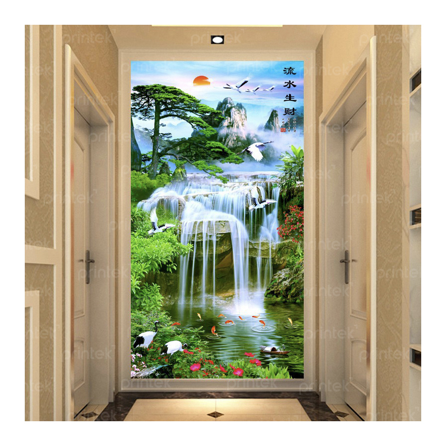 Tranh dán tường thác nước - 01CN01QB