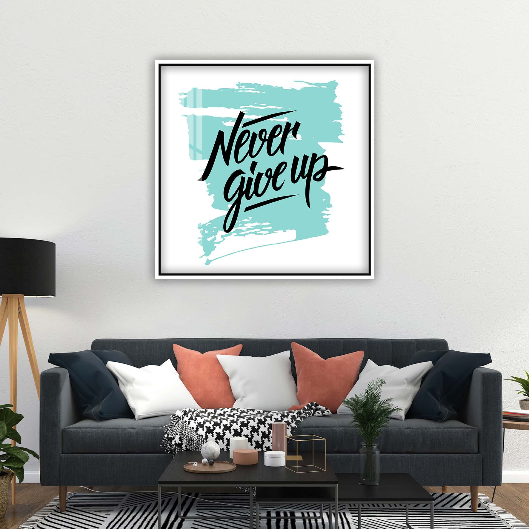 Tranh động lực tiếng Anh, cỡ 50x50cm - DL001-58