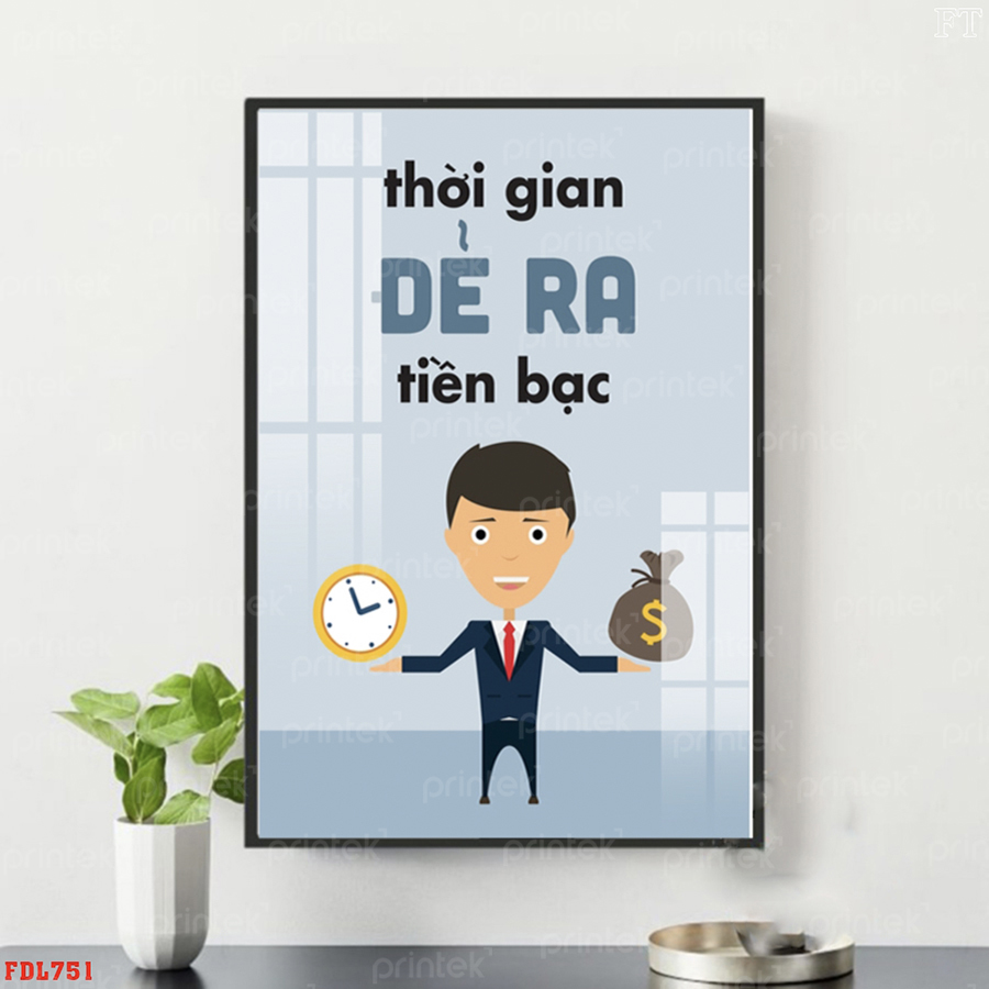 Tranh động lực văn phòng, tranh slogan - DL0332