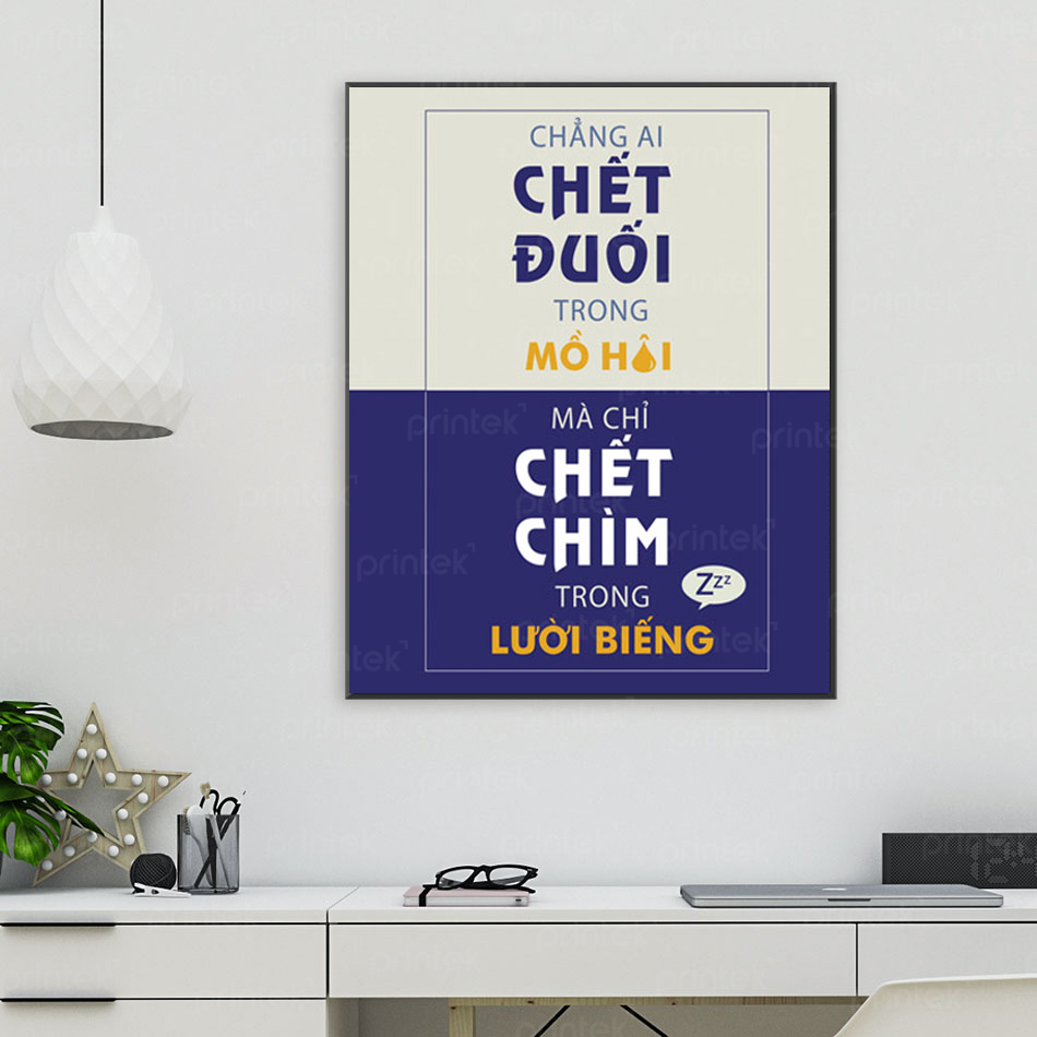 Tranh động lực, tranh slogan, in theo yêu cầu – DLTVB62