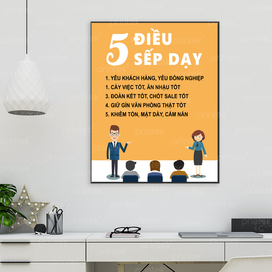 Tranh động lực văn phòng, cỡ 40x60cm – DL001-47