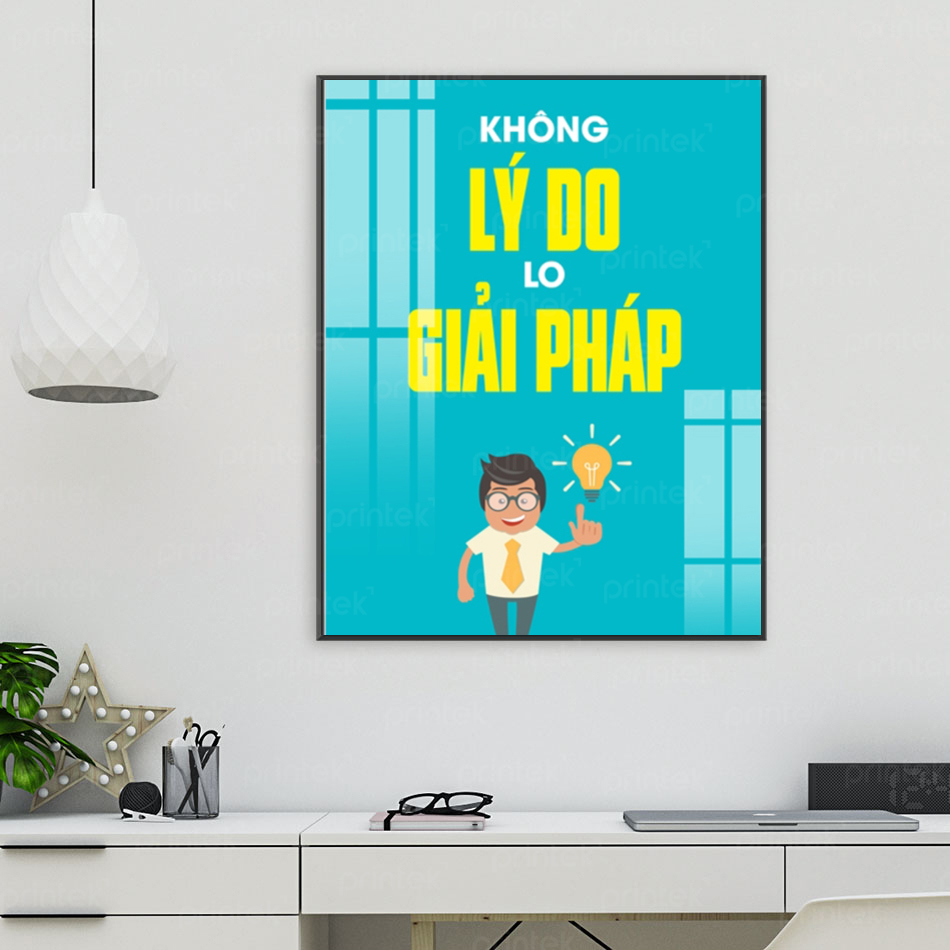Tranh động lực văn phòng, cỡ 40x60cm - FDL546