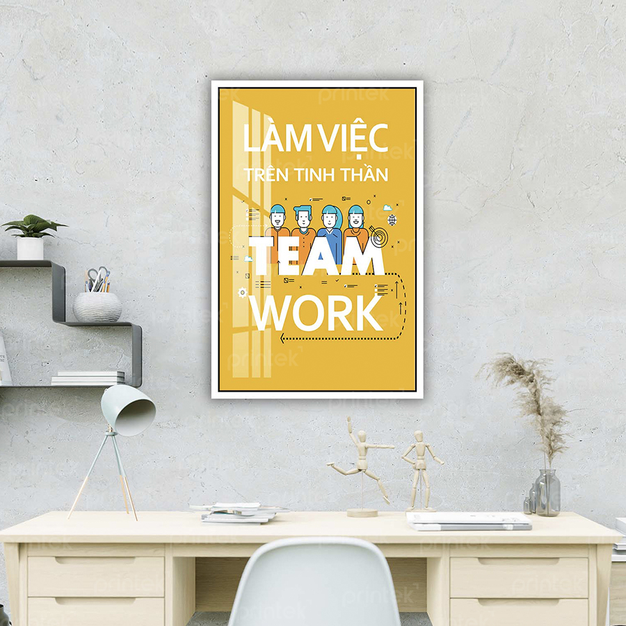 Tranh động lực văn phòng, cỡ 40x60cm – DL001-103