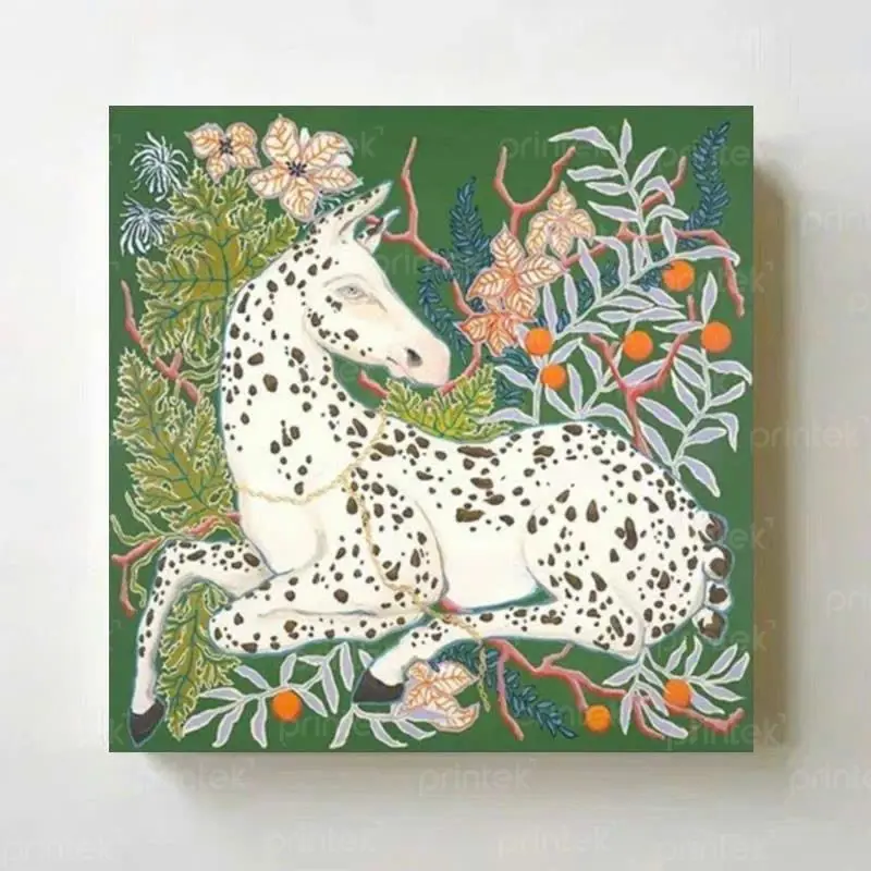 Tranh canvas trừu tượng động vật - TT12786