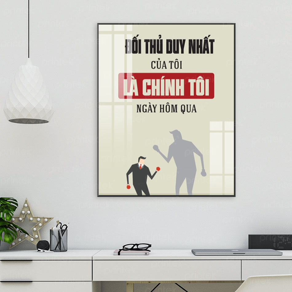 Tranh động lực văn phòng, cỡ 40x60cm – FDL436