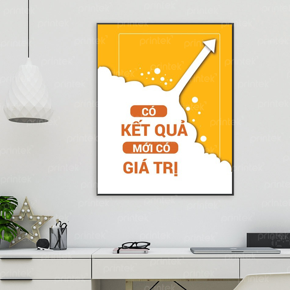 Tranh động lực văn phòng, tranh slogan cỡ 40x60cm – DL0359
