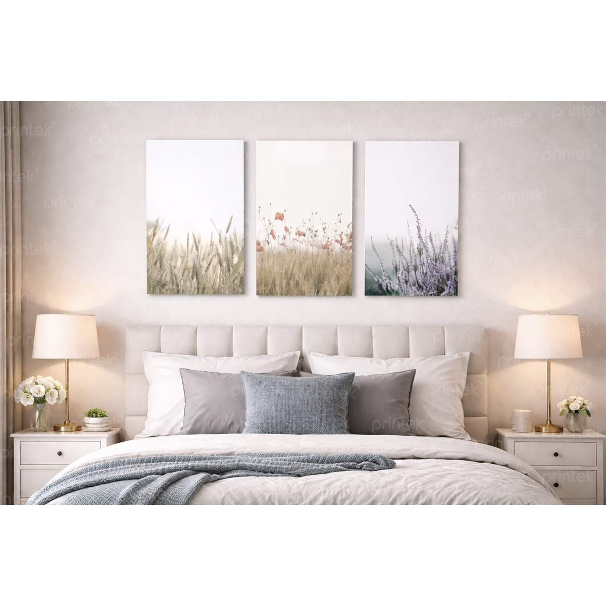 Bộ 3 tranh phong cảnh, đã có khung - PC573