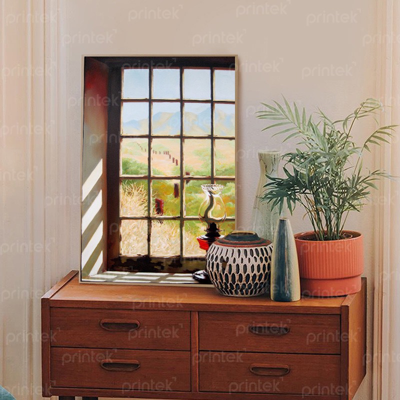 Tranh cửa sổ, tranh treo tường canvas - TT9489