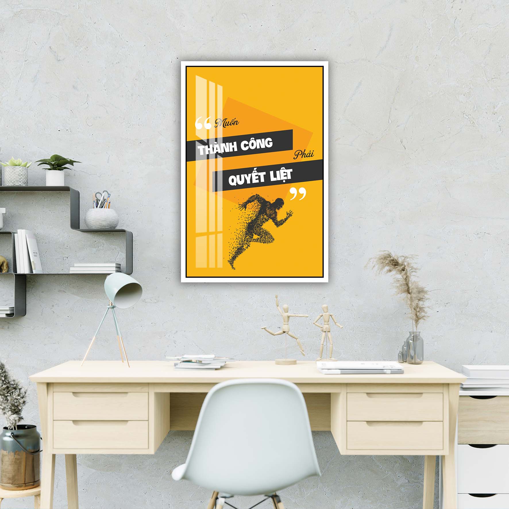 Tranh động lực văn phòng, cỡ 40x60cm – DL001-129