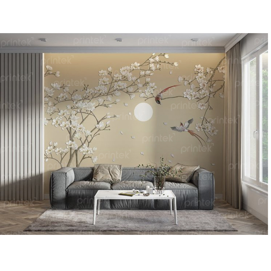 Tranh dán tường 3d phòng khách - MF33245196