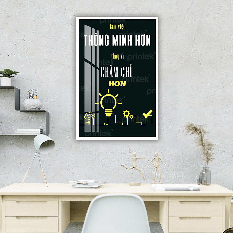 Tranh động lực văn phòng, cỡ 40x60cm – DL001-09