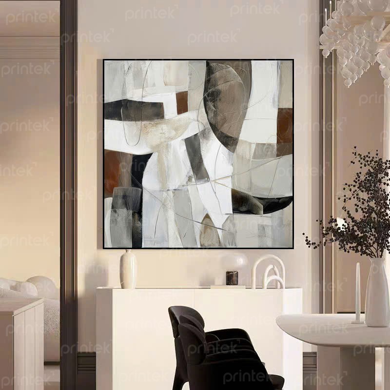 Tranh trừu tượng Wabi Sabi, tranh phòng khách - TT9298