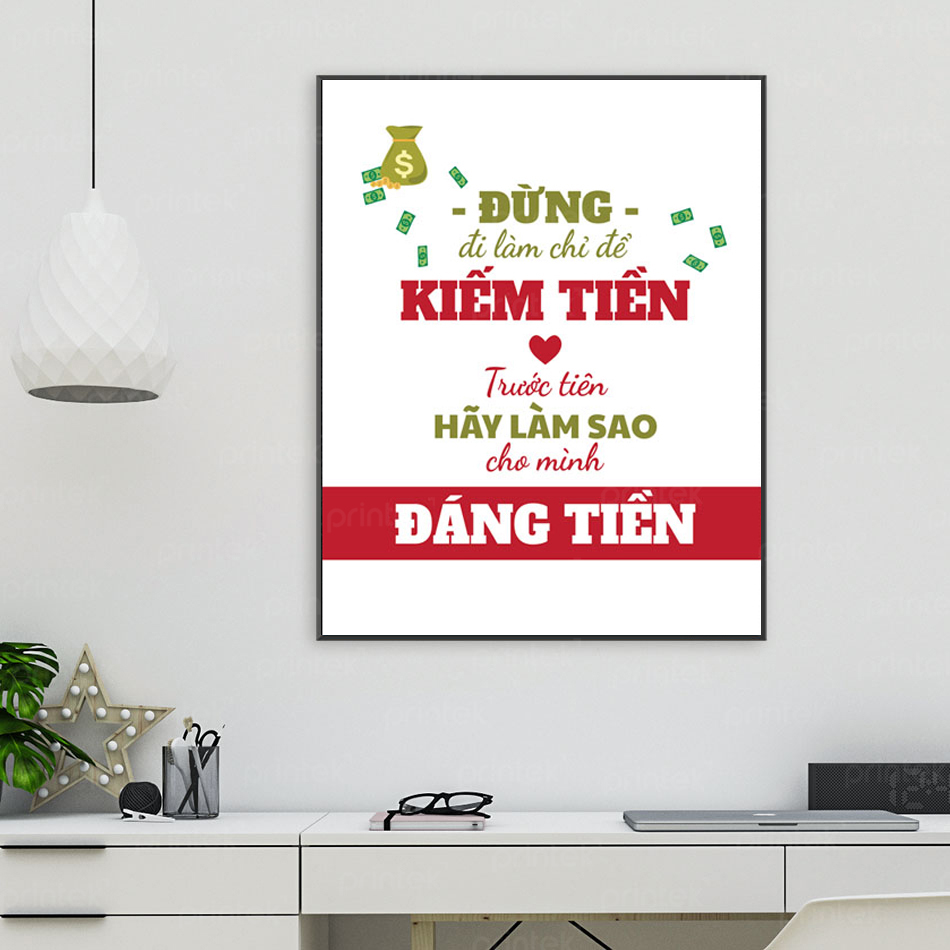 Tranh động lực văn phòng, cỡ 40x60cm – DL001-78