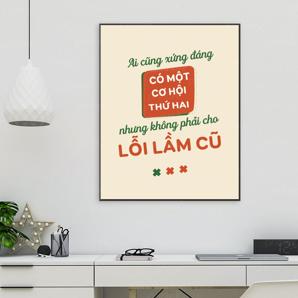 Tranh động lực văn phòng, cỡ 40x60cm – DLL16