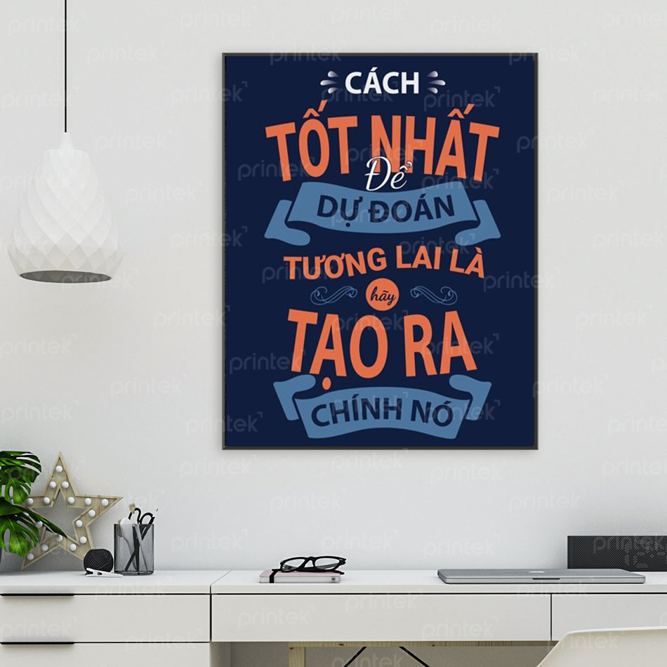 Tranh động lực văn phòng, tranh slogan - DL0352