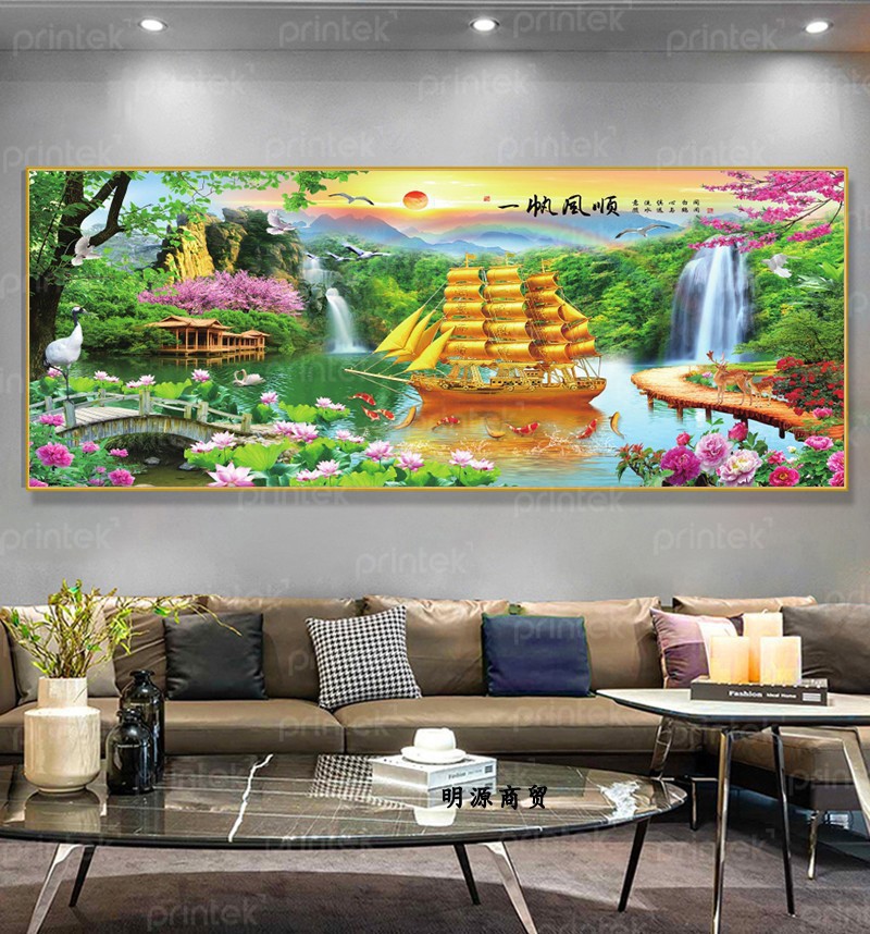 tranh thuận buồm xuôi gió