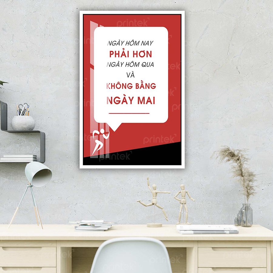Tranh động lực văn phòng, cỡ 40x60cm – DL001-70