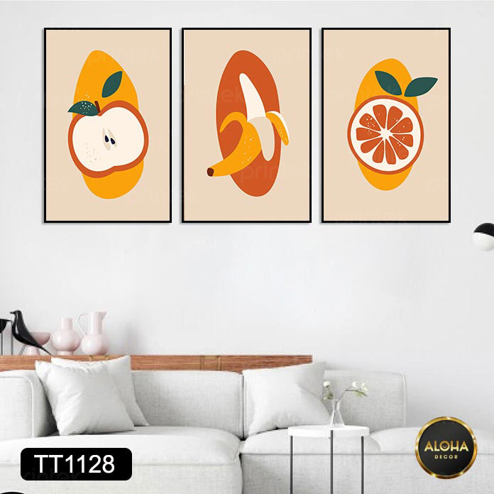 Tranh canvas nhà hàng quán cafe, đã có khung - TT1128