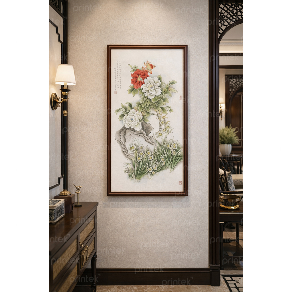 Tranh hoa phong cách indochine - PR1332315