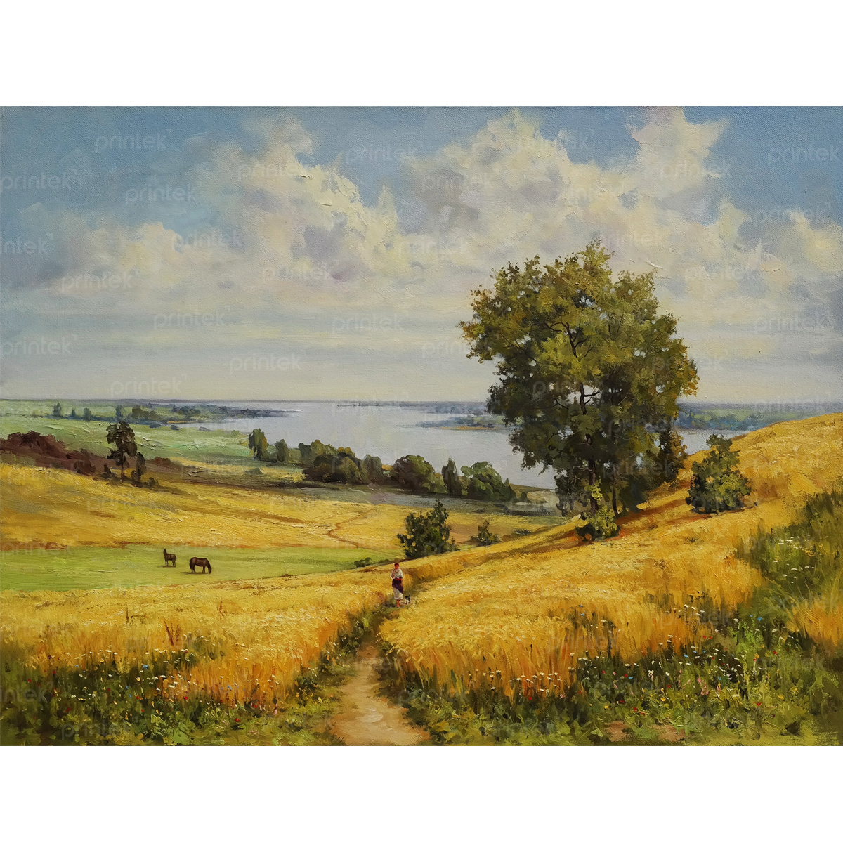 Tranh canvas phong cảnh, đã có khung - DC-ST7544