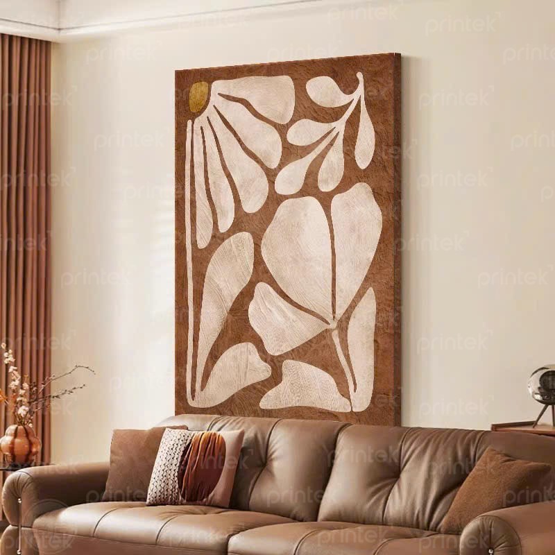 Tranh trừu tượng Wabi Sabi, tranh treo tường canvas - TT9466