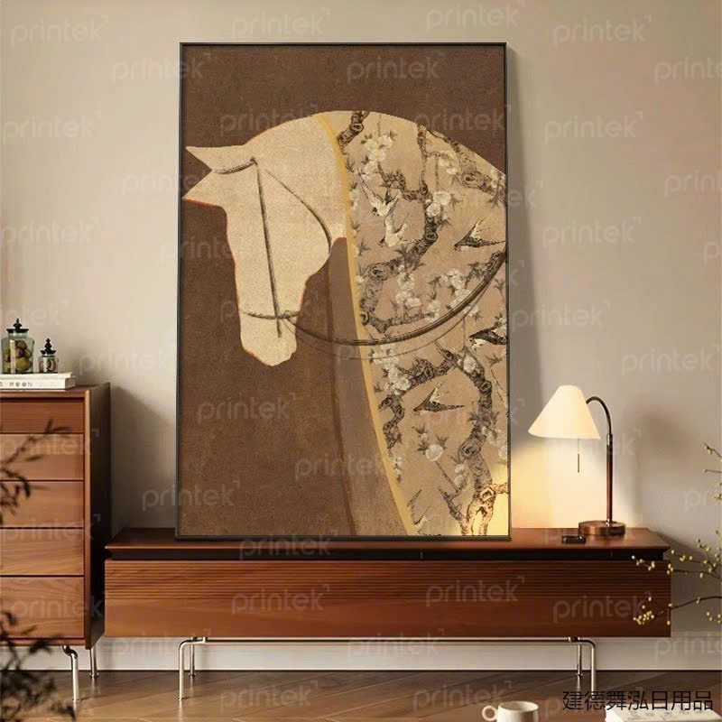 Tranh treo tường con ngựa, tranh mã đáo - TT8465