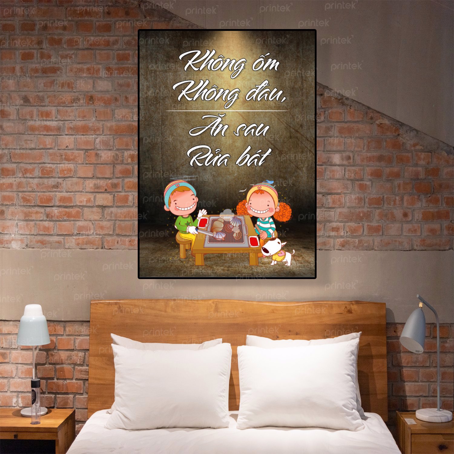 Tranh động lực nhà hàng cỡ 40x60cm – NH007