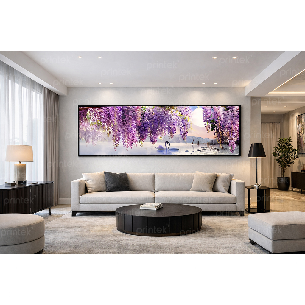 Tranh hoa tử đằng, đã có khung – MS4595