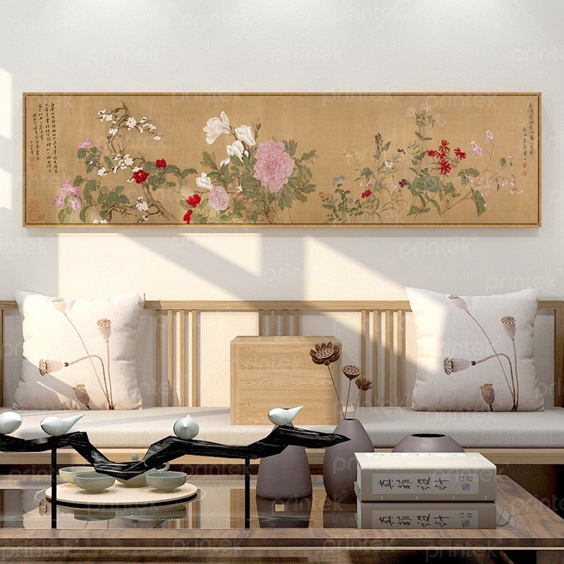 Tranh canvas hoa mẫu đơn - ID167012