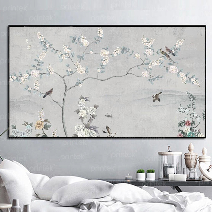 Tranh canvas indochine style, đã có khung – MF2809120