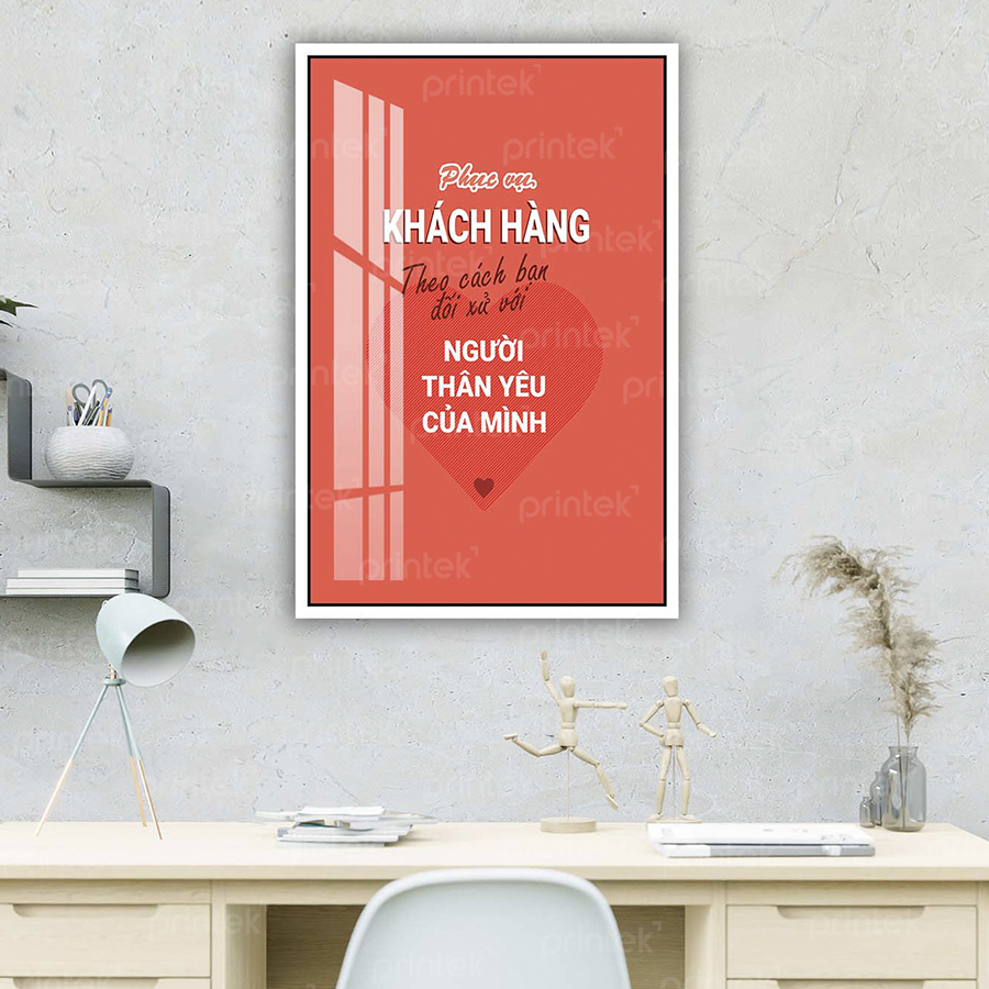Tranh động lực văn phòng, tranh slogan – DL001-90