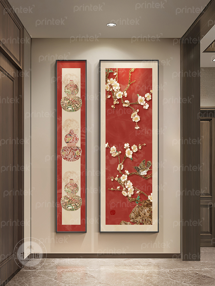 Tranh canvas decor phòng trà
