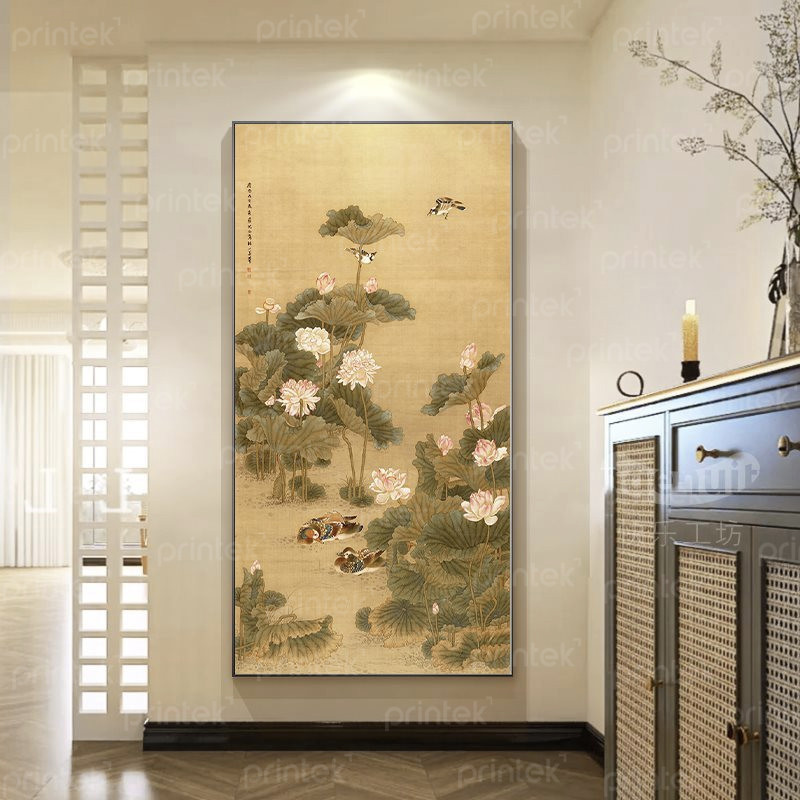 Tranh hoa sen treo tường - TT146882