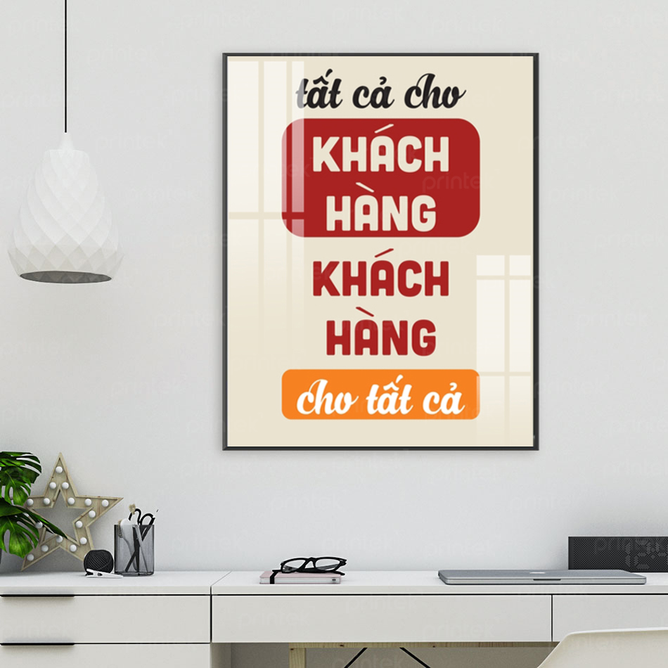 Tranh động lực, tranh slogan, cỡ 40x60cm – FDL643