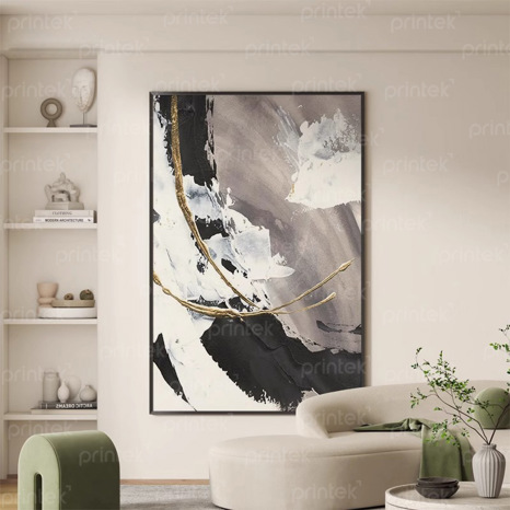 Tranh trừu tượng Wabi-sabi