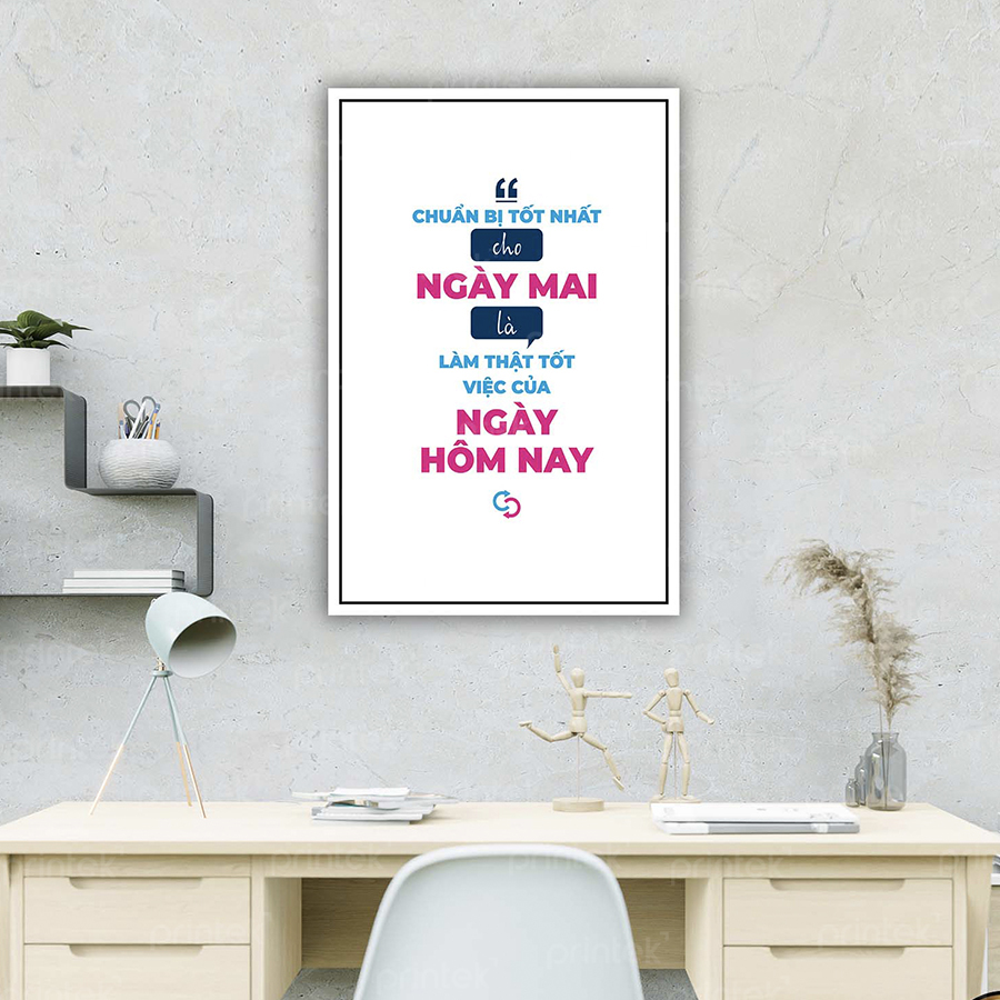 Tranh động lực văn phòng, cỡ 40x60cm – DL001-13