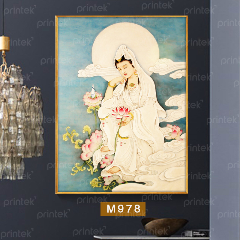 Tranh Canvas Quan Thế Âm Bồ Tát - TP15238