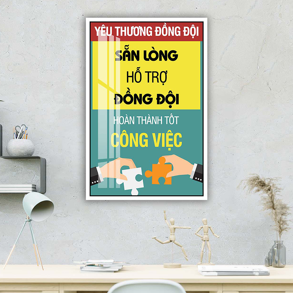 Tranh động lực văn phòng, cỡ 40x60cm – DL001-174