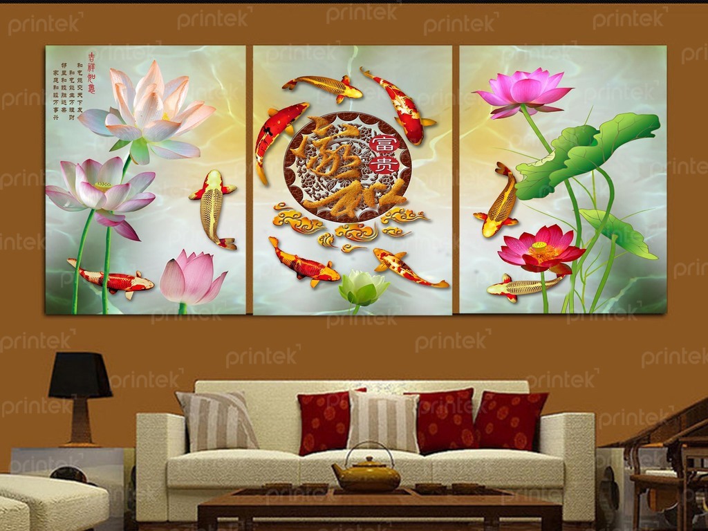 tranh cửu ngư quần hội