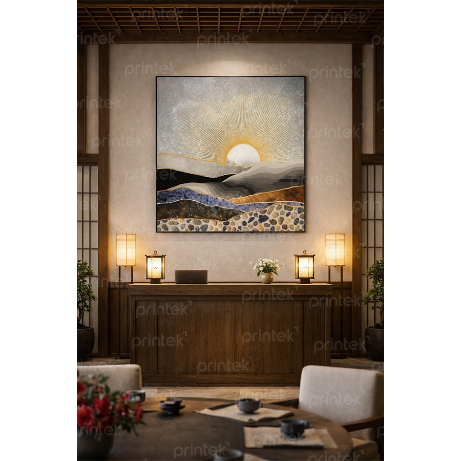 Tranh canvas trừu tượng, đã có khung – MS4916