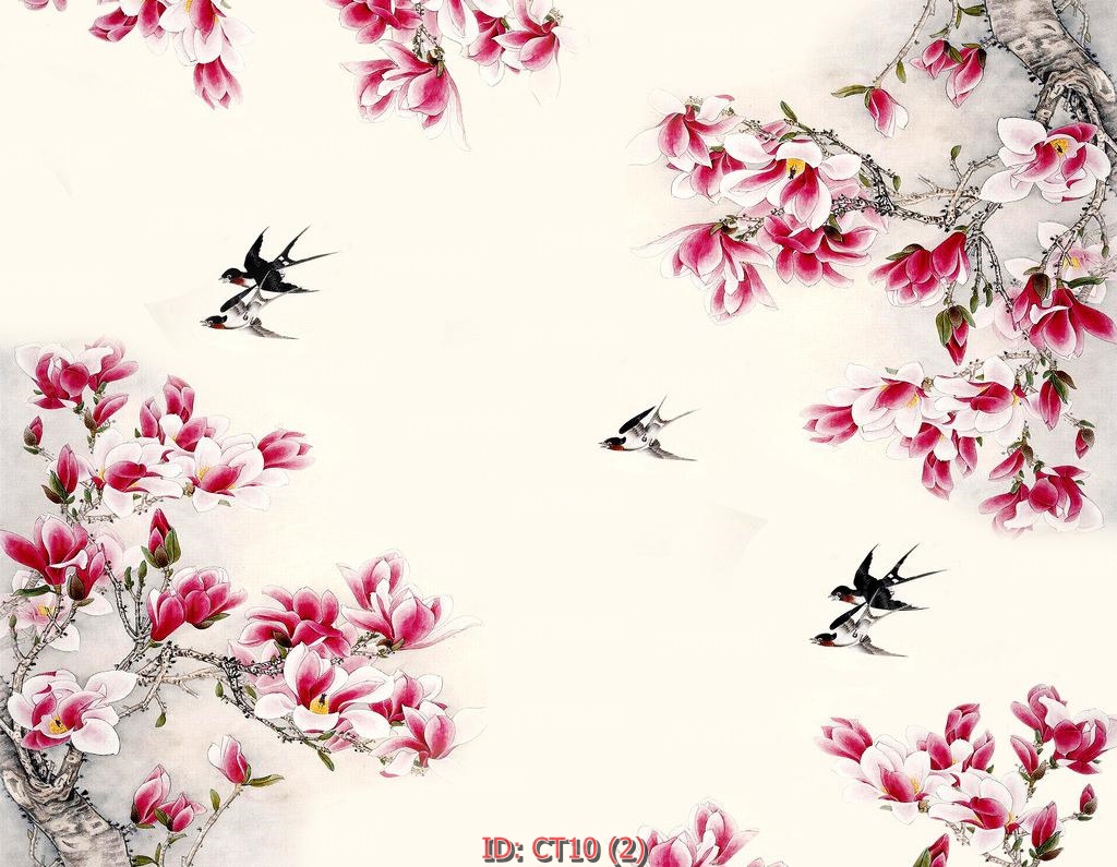 Tranh dán tường phong cách Indochine - CT10