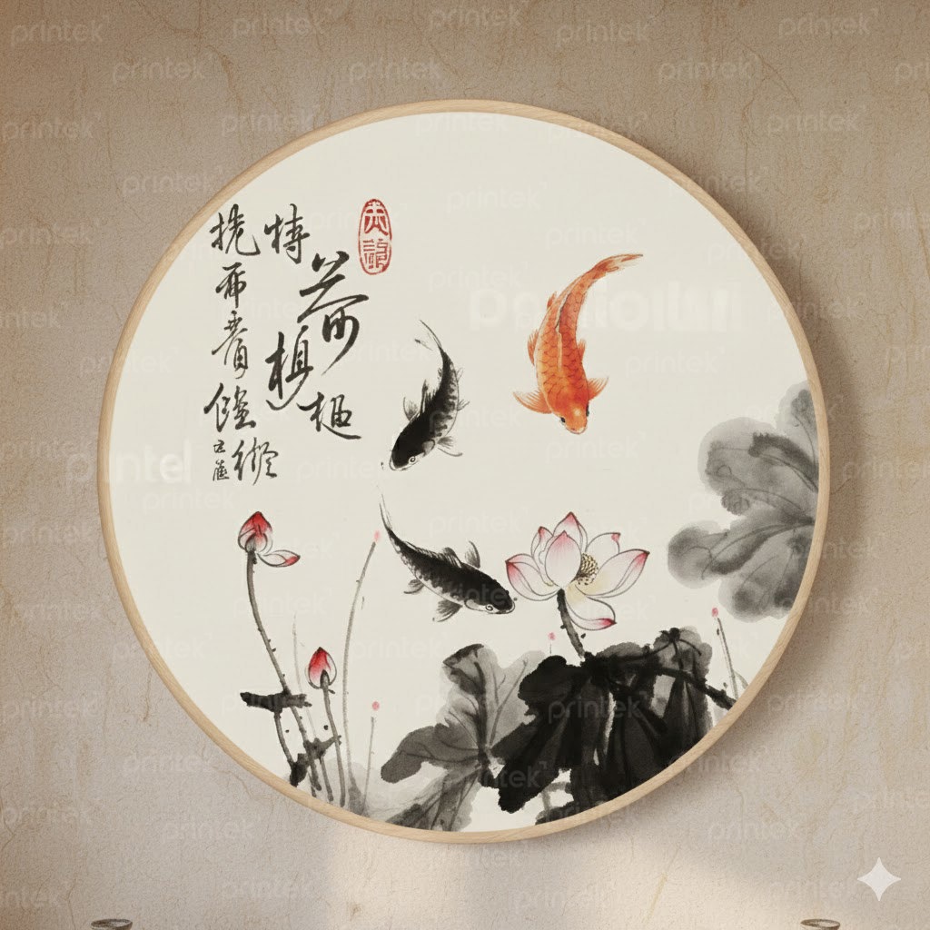 Tranh "Cửu Ngư Quần Hội"