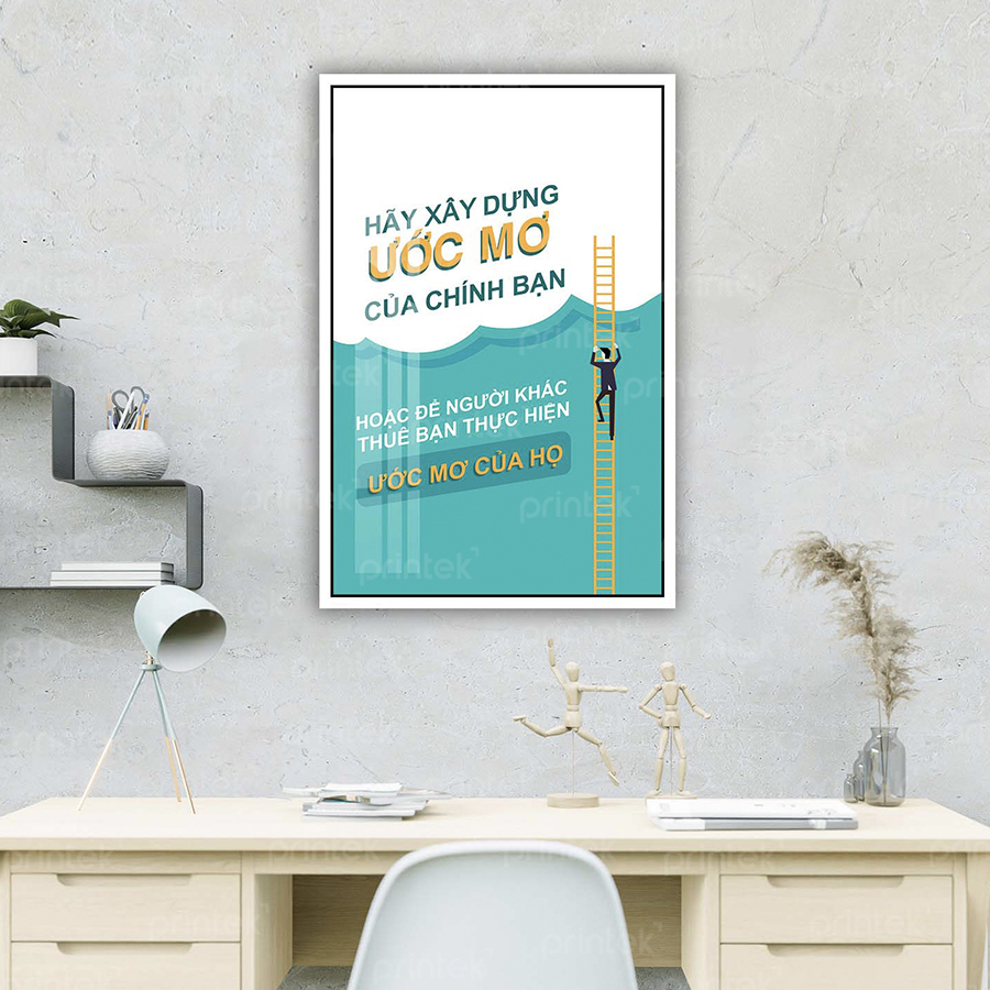 Tranh động lực văn phòng, tranh slogan – DL001-147