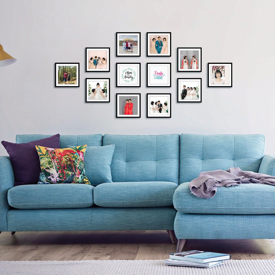 Bộ 12 khung ảnh dán tường - MS6438