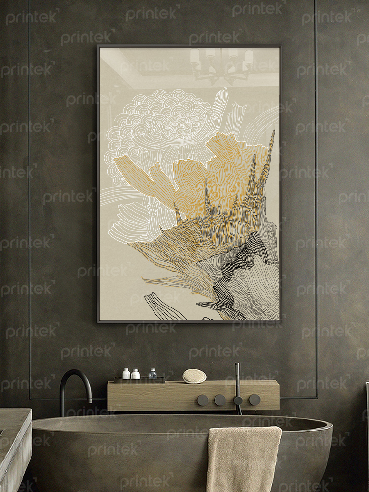 Tranh trừu tượng hiện đại, in theo yêu cầu - TT9362