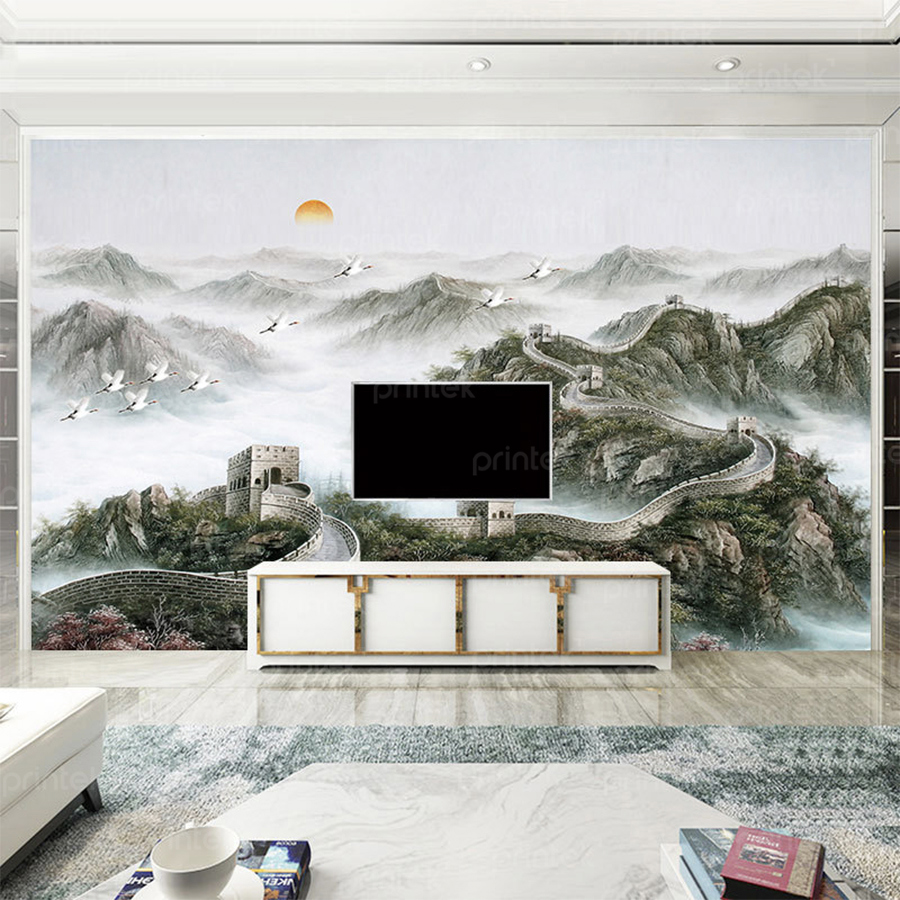 Tranh dán tường phòng khách 3d - TB332458123