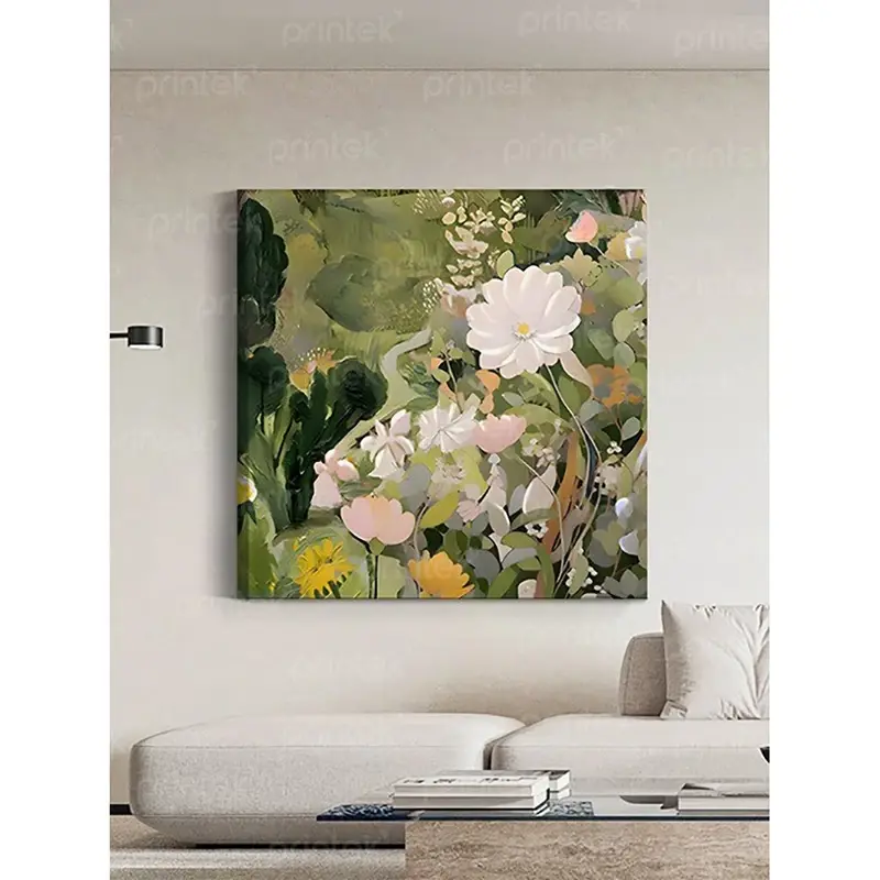 Tranh Canvas hoa cỏ, đã có khung - TT22215